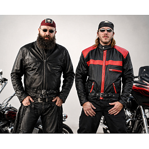 bunda F-B kožená na chopper