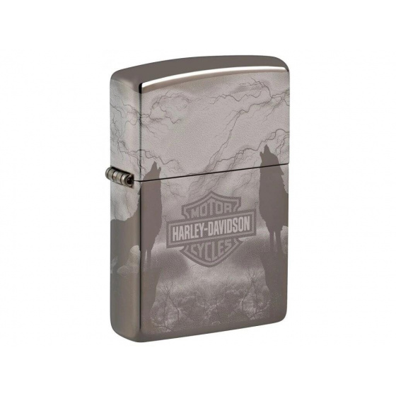 zapalovač Zippo Harley-Davidson black ice