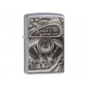 zapalovač Zippo Harley-Davidson motor Flag