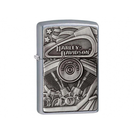 zapalovač Zippo Harley-Davidson motor Flag
