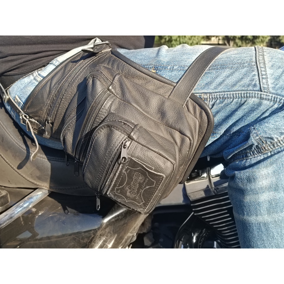 Kožená kapsa na stehno