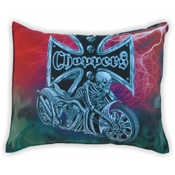 Polštář s potiskem M7 kříž+moto