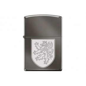zapalovač Zippo Czech lion black ice