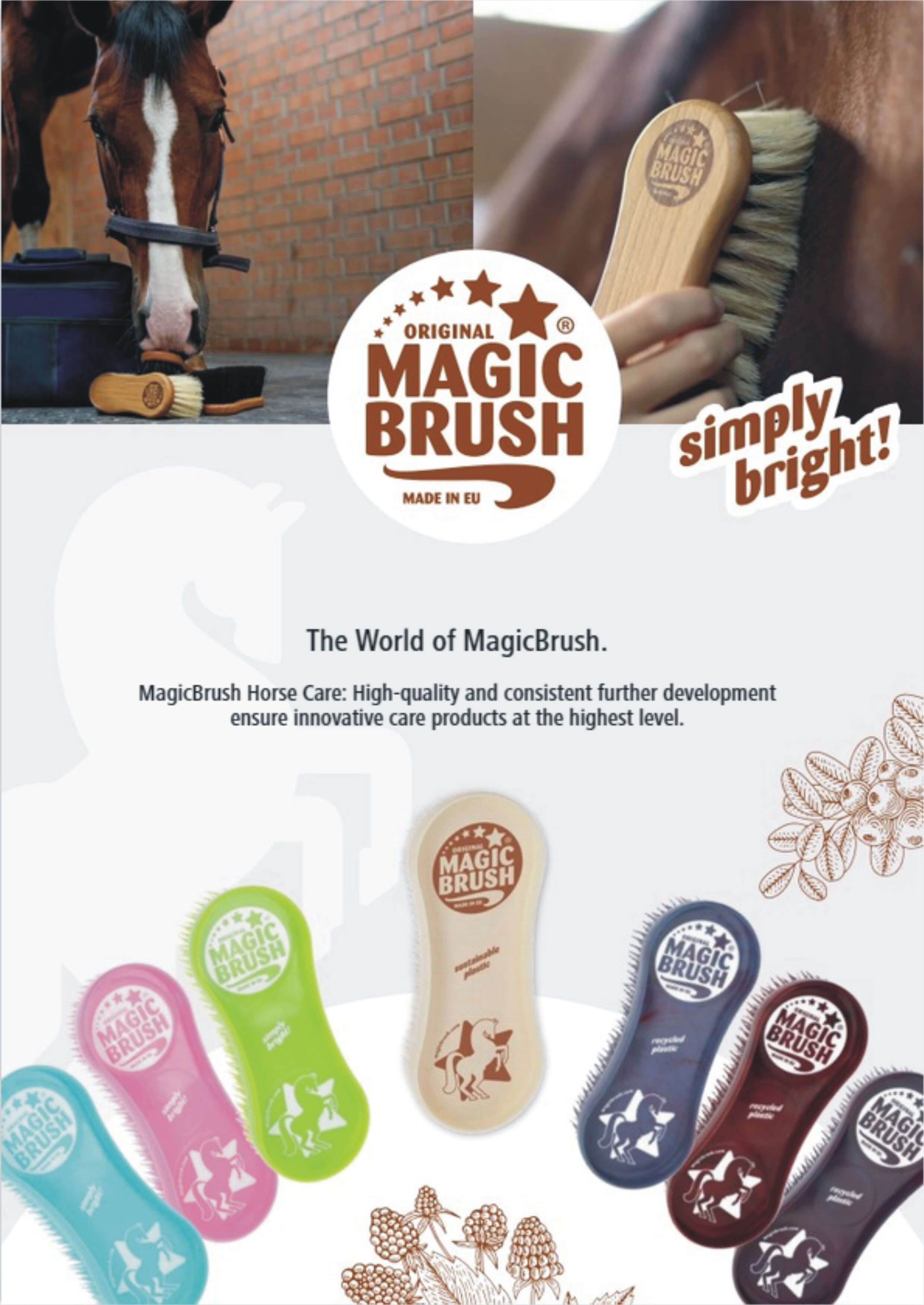 MagicBrush - kartáče, háčky, oleje, spreje